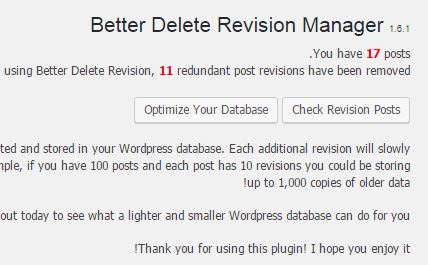 آموزش حذف رونوشت های وردپرس با Better Delete Revision
