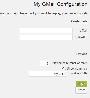 نمایش ایمیل های جیمیل در پنل مدیریت وردپرس با My GMail