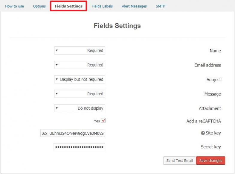 ایجاد فرم تماس با ما