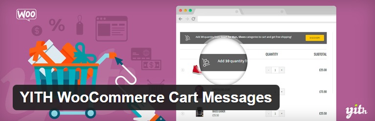 افزونه YITH WooCommerce Cart Messages