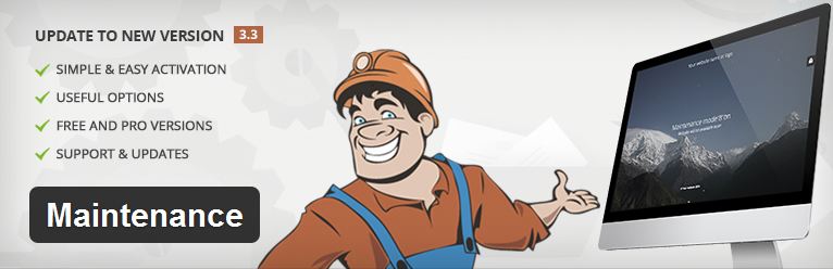 افزونه Maintenance