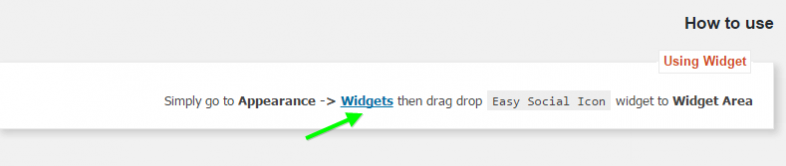 Using Widget