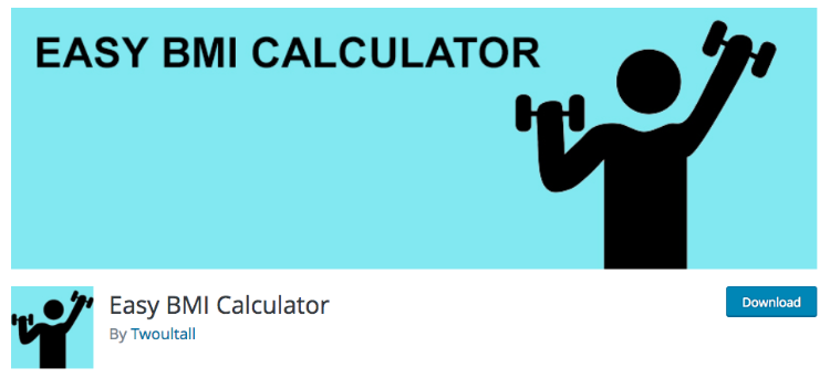 افزونه Easy BMI Calculator